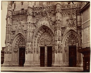 Abbeville, Saint-Vulfran af Eugène Atget