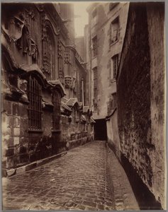 Tidligere benhus ved Saint-Gervais-Saint-Protais, rue François Miron af Eugène Atget