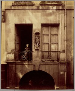 Tidligere Collège de Chanac, 12 rue de Bièvre af Eugène Atget