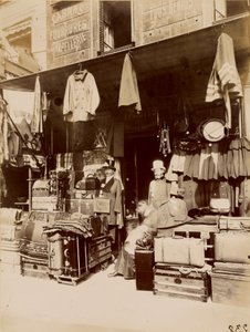Butik - rue du Petit Thomas af Eugène Atget