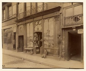 Butik Ludvig XVI, 3 quai Bourbon af Eugène Atget