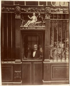 Café, 25 rue des Blancs-Manteaux af Eugène Atget