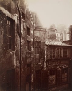 Gård i Rouen af Eugène Atget