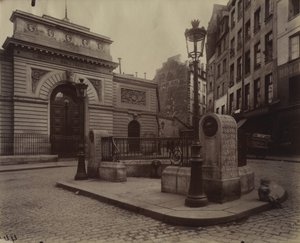 Fontæne af Ecole Polytechnique af Eugène Atget