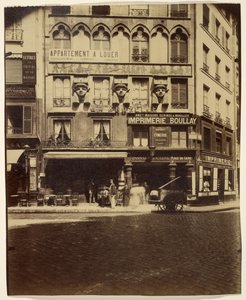 Hus, Place du Caire 2 (bygning, Place du Caire) af Eugène Atget