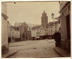 Pontoise, Place du Grand Martroy af Eugène Atget