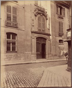 Præstegården Saint-Merri, rue de la Verrerie af Eugène Atget