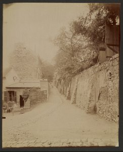 Rue Saint-Vincent, Montmartre af Eugène Atget