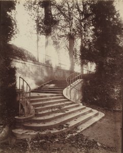 Trapperne ved Saint-Cloud af Eugène Atget