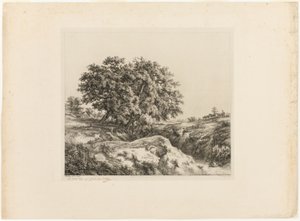 Buket af træer eller Lindens (Sarthes souvenir) af Eugene Bléry