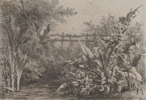 Dammen, 1857. af Eugene Bléry
