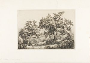 De to ege, Fontainebleau af Eugene Bléry