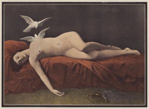 Drømmen (farve litho) af Eugene Brunclair