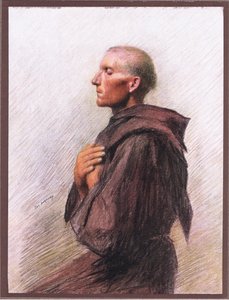Broder Burnard af Quintavelle, 1919 af Eugene Burnand