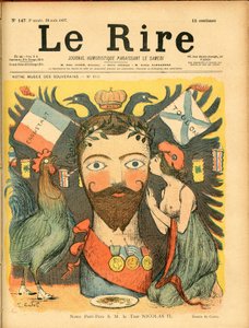 Omslag af ""Le Lire"", satirisk i farve