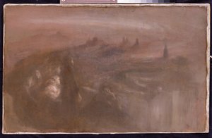Aurora (olie på lærred) af Eugène Carrière