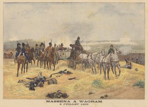Marskal Massena i slaget ved Wagram, 6. juli 1809