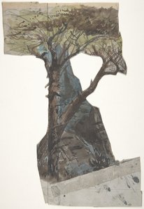 Design til en scene i Opéraen, Paris, 1830-90. af Eugene Ciceri