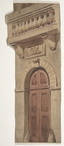 Design til en scene i Opéraen, Paris, 1830-90. af Eugene Ciceri