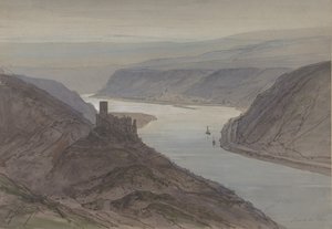 Design til en scene i Opéraen, Paris, 1830-90. af Eugene Ciceri