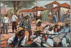 Anti-amerikansk oprør i Nicaragua af Eugene Damblans