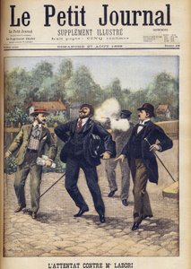 Attentatforsøg på Fernand Labori, en af de advokater, der forsvarede Alfred Dreyfus ved hans anden krigsret i Rennes "Le Petit Journal", august 1899.