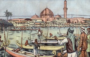 Mada Ashar, illustration af Damblans fra det franske blad "Le Pelerin" 29. januar af Eugene Damblans