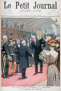 Sveriges konges besøg i Paris, 1900. af Eugene Damblans