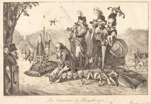 Krebs ved Longchamps, 1822. Skabere: Eugene Delacroix, Charles Etienne Pierre Motte. af Eugene Delacroix, Charles Etienne Pierre Motte