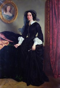 Portræt af Marie Deveria, 1856