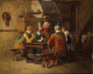 Fritid, 1885 af Eugene Fichel