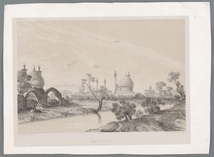 Shahens moske eller Kongens moske i Isfahan Mosquée du Châh (Ispahan) (titel på objekt) Persiske landskaber (serietitel) Perse modern (serietitel)
