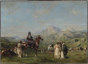 En lejr i Atlasbjergene af Eugène Fromentin