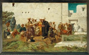 Enterrement maure - en maurisk begravelse ... af Eugène Fromentin