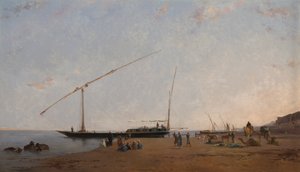 På Nilen, nær Philae af Eugène Fromentin