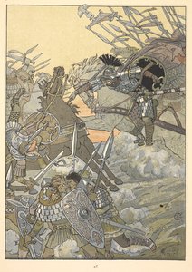 En kampscene. af Eugene Grasset