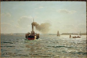 Østersøen ved Flensborg af Eugene Gustav Dücker