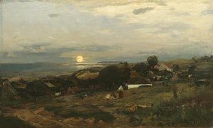 E. Dücker, solnedgang af Eugene Gustav Dücker