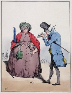 Borgerligt ægtepar, Jardin du Luxembourg - i ""Souvenirs d