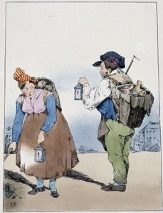 Lanterneholder, rue Mouffetard - i "" Souvenirs d