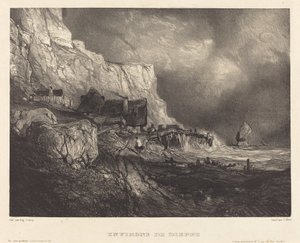 Omkring Dieppe af Eugene Isabey