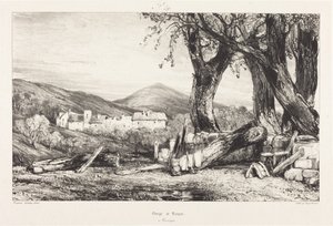 Gorge de Royat, Auvergne af Eugene Isabey
