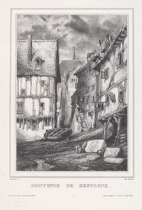Souvenir fra Bretagne af Eugene Isabey
