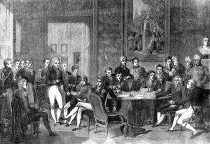 Wienerkongressen, 1856. af Eugene Isabey