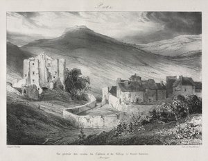 Maleriske og romantiske rejser i det gamle Frankrig, Auvergne..., 1831. af Eugene Isabey