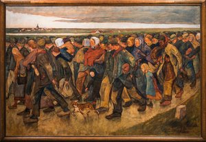 Emigranterne af Eugene Laermans (1864-1940)