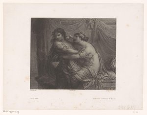 Josef og Potifars hustru Joseph et Putiphar (titel på objekt) Gamle og nutidige kunstnere (serietitel) Les artistes anciens et modernes (serietitel)