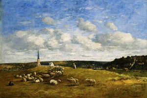 Deauville, 1870-1874 af Eugene Louis Boudin