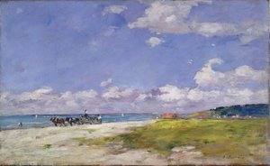 Stranden ved Trouville, ca. 1887-96