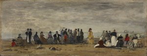 Trouville af Eugene Louis Boudin